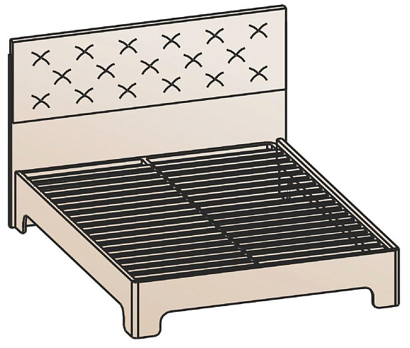 Кровать 140х200   КР-1202