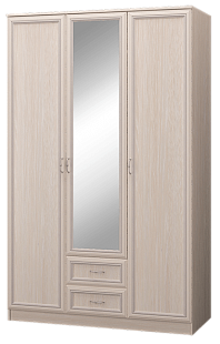 Шкаф трехдверный с зеркалом 