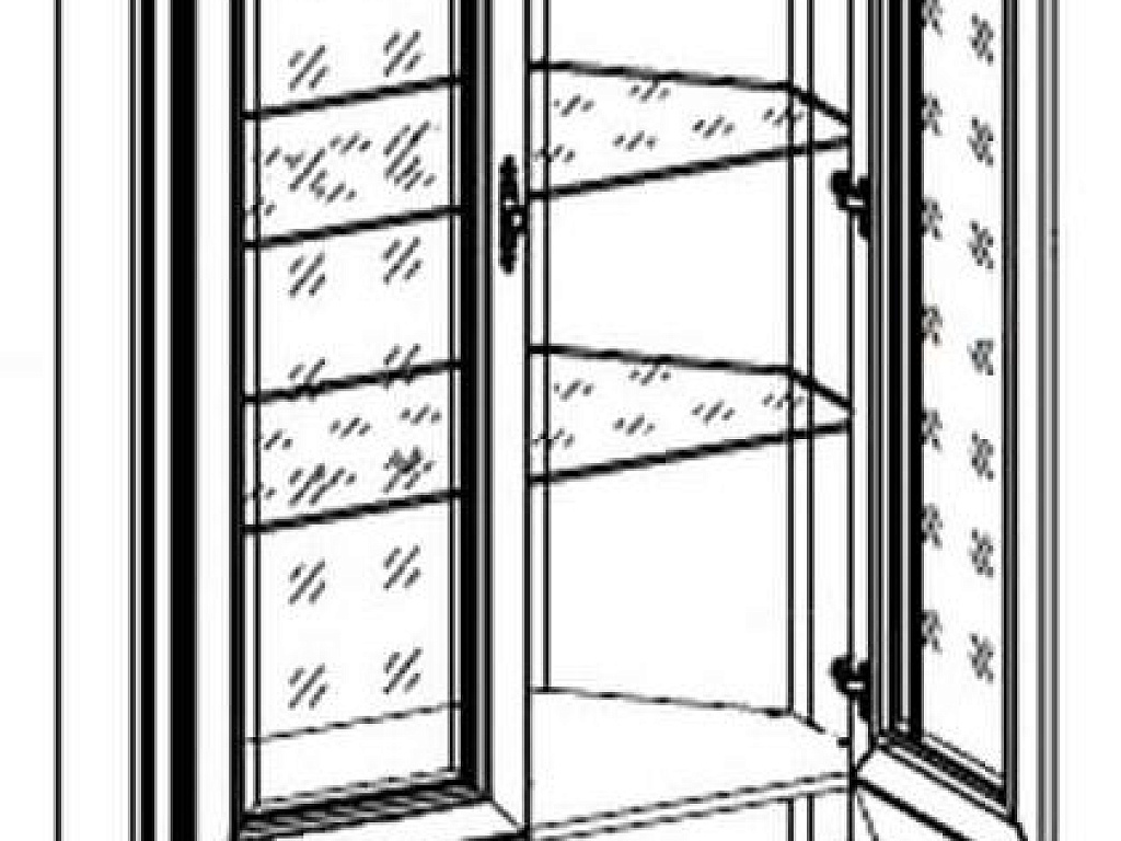 Шкаф угловой   NWIT 2DN