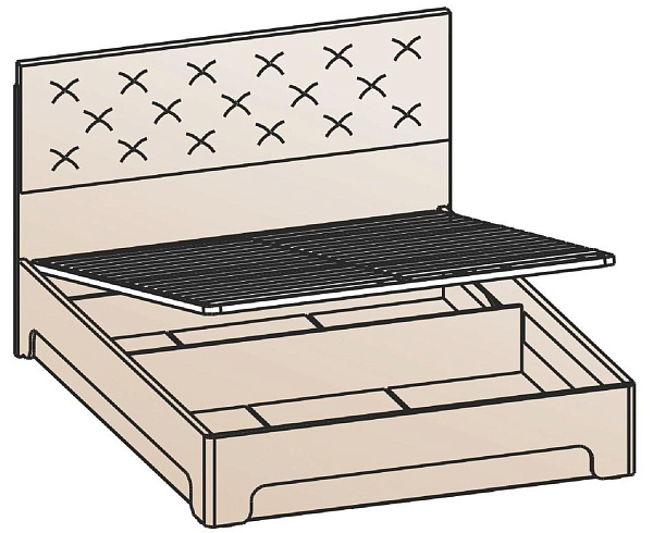 Кровать с подъемным механизмом 160х200   КРП-1203