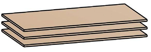 Полка для ШК-832, ШК-833, ШК-837 ПЛ-13