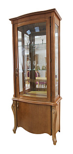 Шкаф с витриной ММ-257-01/01