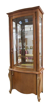 Шкаф с витриной ММ-257-01/01