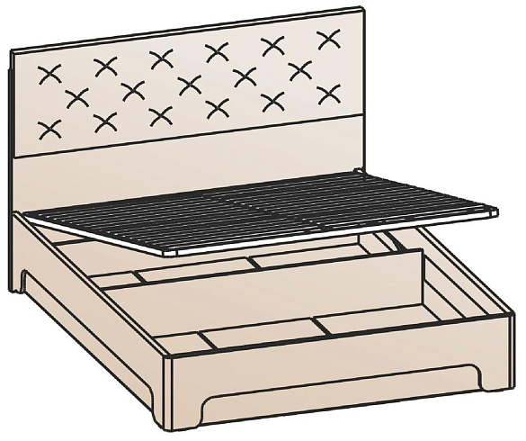 Кровать с подъемным механизмом 180х200   КРП-1204
