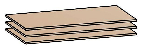 Полка для ШК-832, ШК-833, ШК-837 ПЛ-13