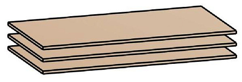 Полка для ШК-832, ШК-833, ШК-837 ПЛ-13