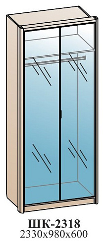 Шкаф для одежды   ШК-2318