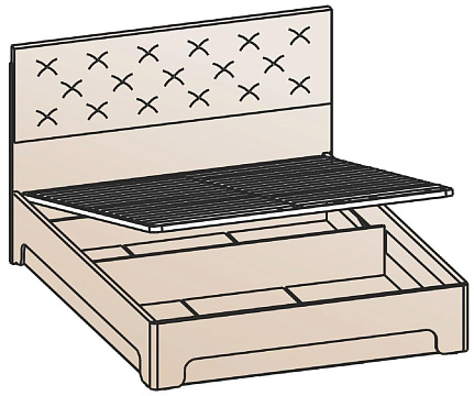 Кровать с подъемным механизмом 180х200 КРП-1204