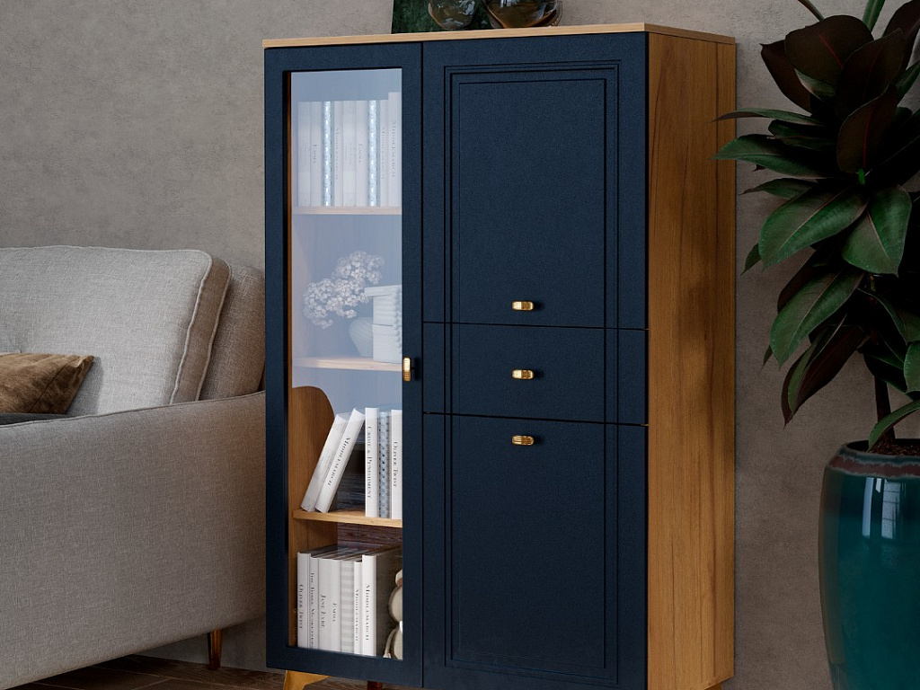 Пенал низкий (1 стекл)   