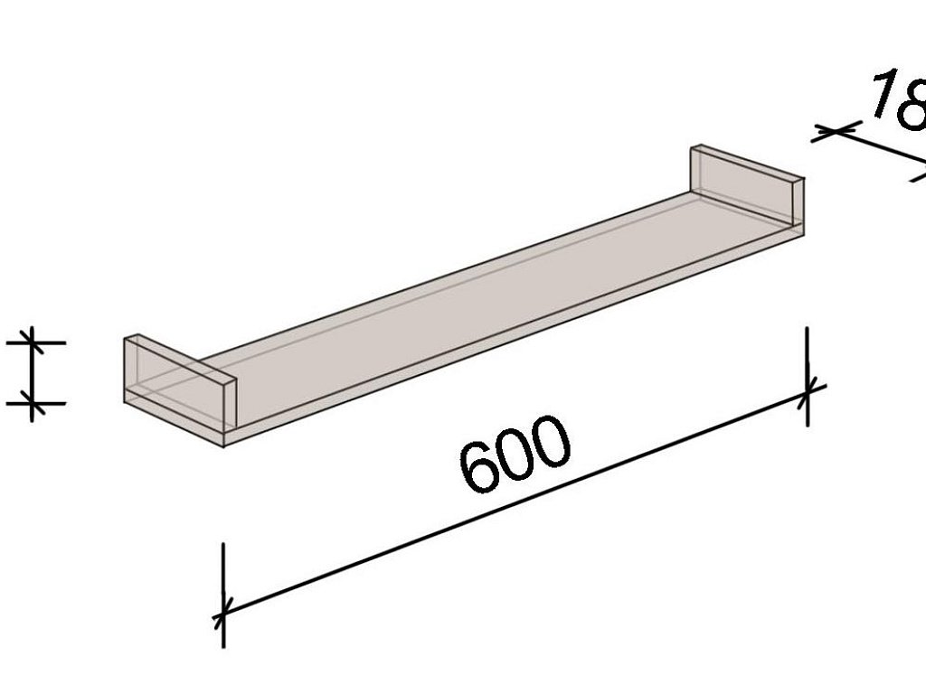 Полка навесная   СН-100.40