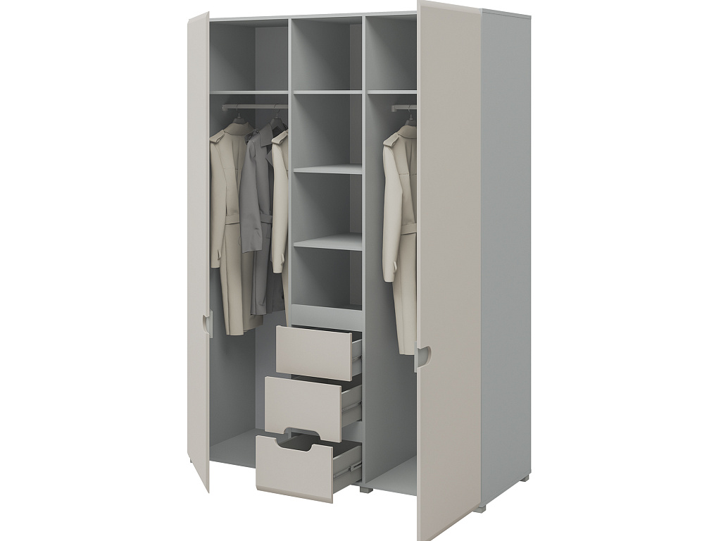 Шкаф для одежды   МН-026-08-С1