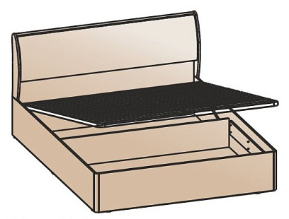 Кровать 1600 с подъемным механизмом КРП-1107