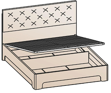 Кровать с подъемным механизмом 160х200 КРП-1203