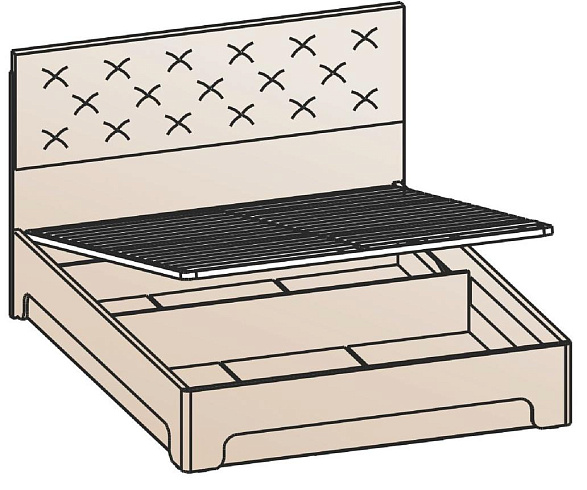 Кровать с подъемным механизмом 160х200   КРП-1203