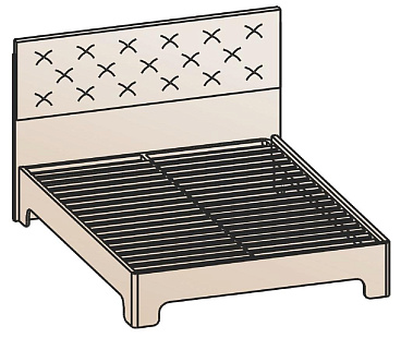 Кровать 120х200 КР-1201