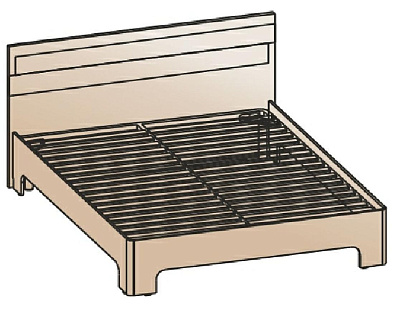 Кровать 140х200 КР-201  