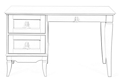Стол туалетный ГМ 6589-10