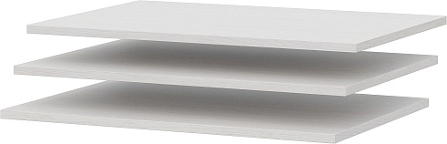 Полки (для двухдверного шкафа, комплект 3 шт) 00-00105590