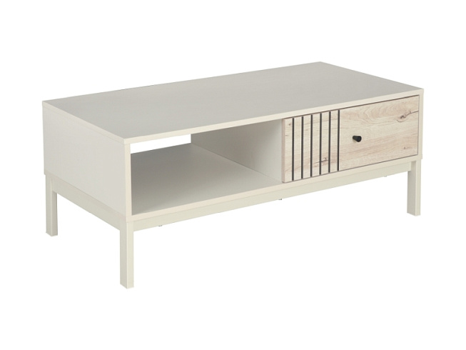 Стол журнальный SIGNAL FROST L5 дуб альпийский/белый 100/50/40   FROSTL5