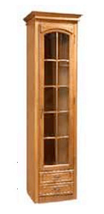 Витрина (полки деревянные) БМ-1384