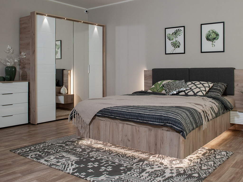 Кровать МИ 160х200 без ламелей   