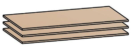 Полка для ШК-832, ШК-833, ШК-837 ПЛ-13