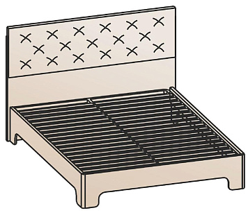 Кровать 180х200 КР-1204