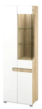 Шкаф с витриной МН-026-01/1