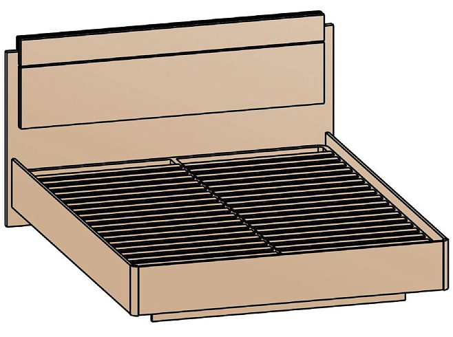 Кровать 140х200   КР-8-16-14