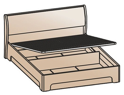 Кровать 1600 с подъемным механизмом КРП-1103