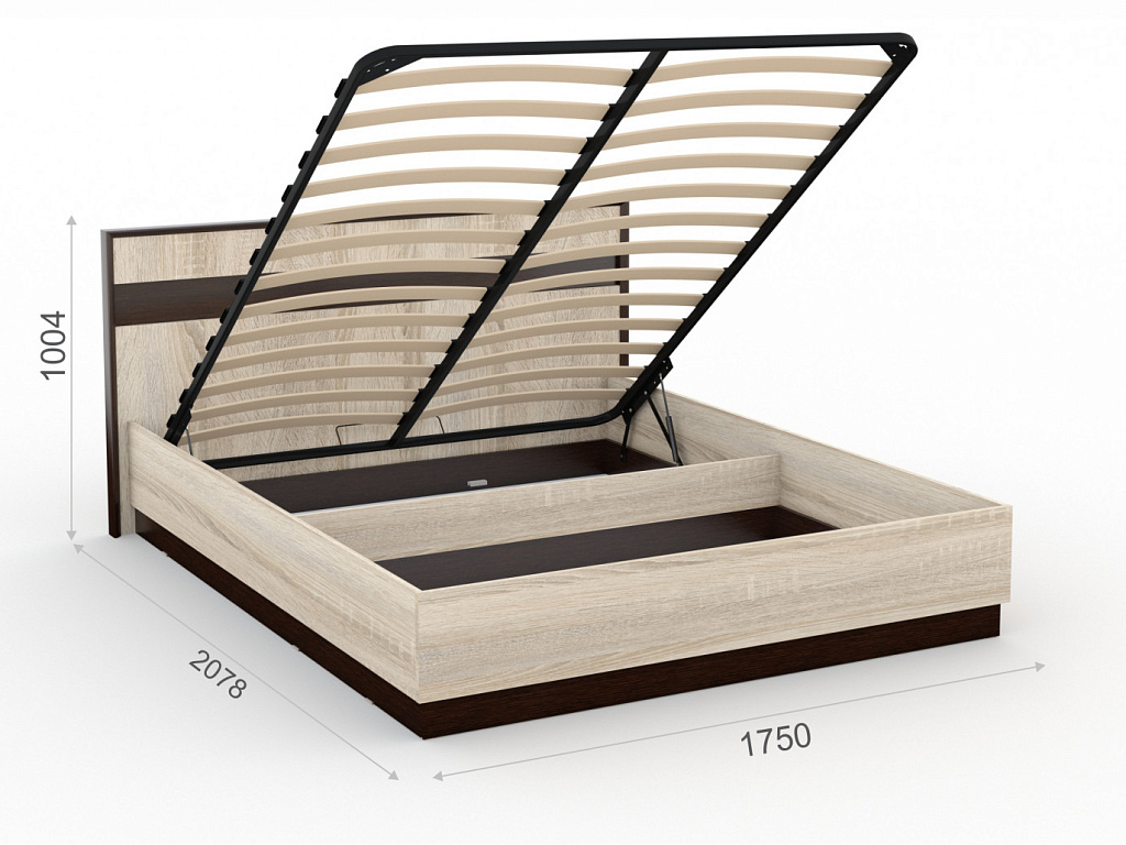 Кровать с подъёмным механизмом 160х200   