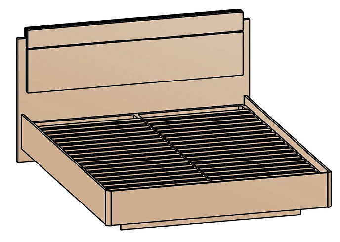 Кровать 160х200   КР-8-16-16