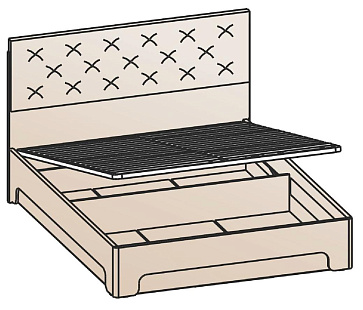 Кровать с подъемным механизмом 140х200 КРП-1202