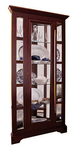 Шкаф с витриной   ММ-174-01У/01