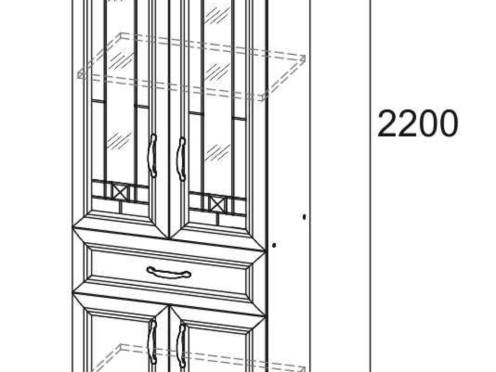 Пенал двухстворчатый   00-00103034