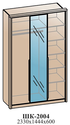 Шкаф-купе   ШК-2004