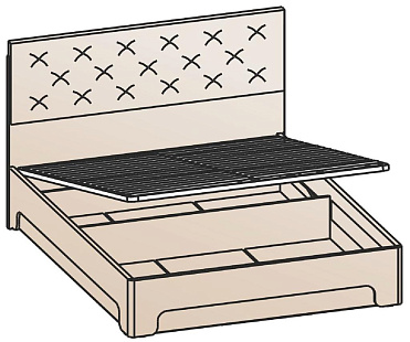Кровать с подъемным механизмом 140х200 КРП-1202