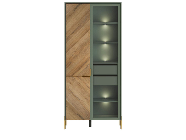 Шкаф с подсветкой  Siena REG1W1D