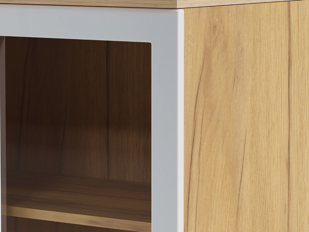 Пенал-витрина 2-дв   