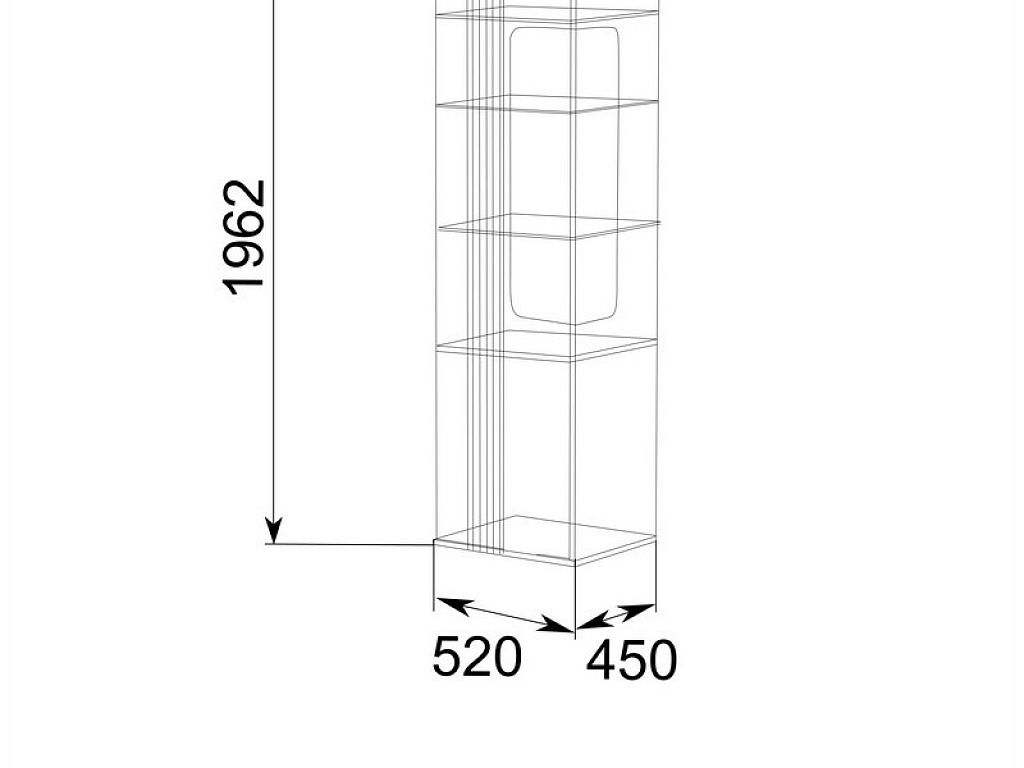 Шкаф-пенал   №3