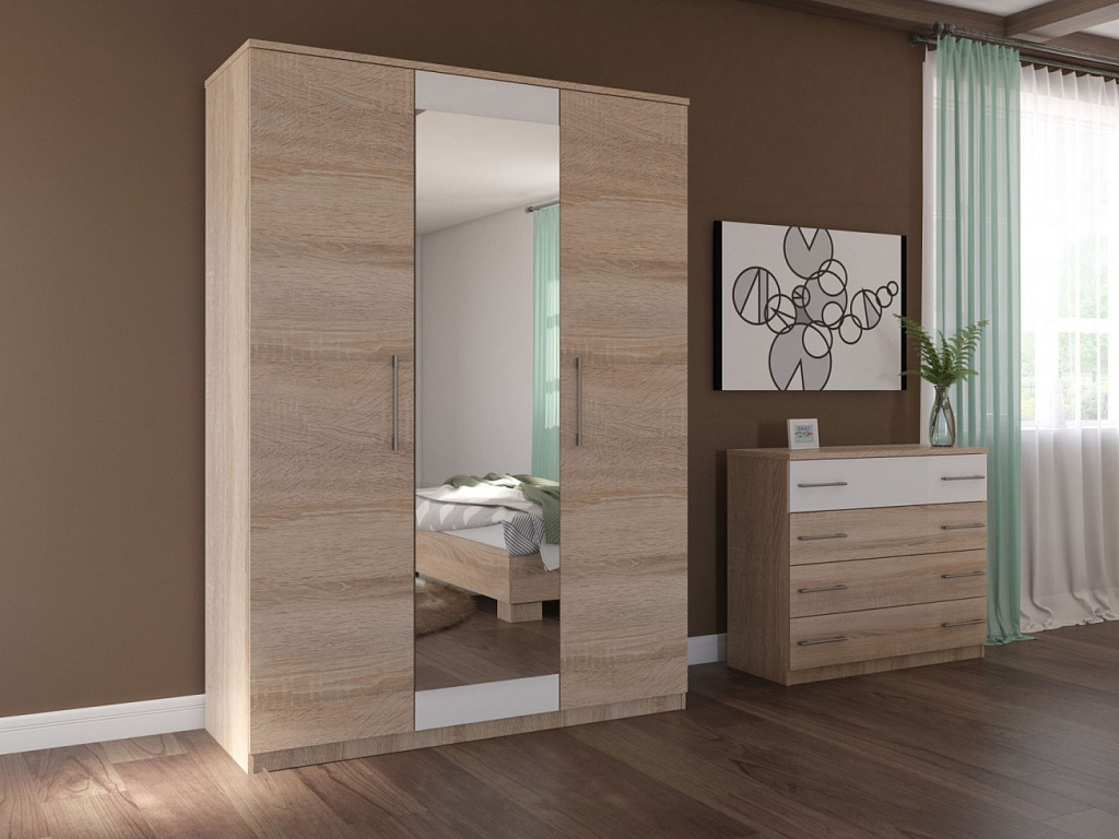 Шкаф 3-дверный   