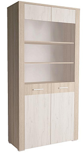 Шкаф двойной с витриной КЛ-3-1