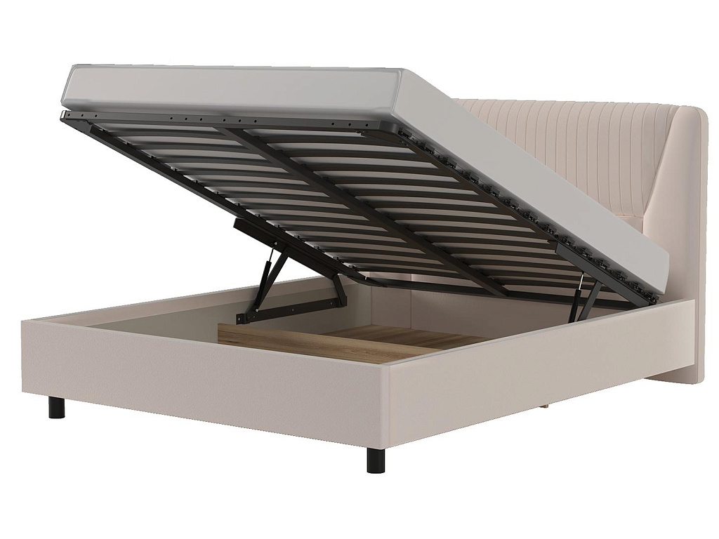 Кровать 11М2 с подъемным механизмом 1600 Микровелюр Catania Ivory   