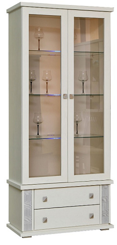 Шкаф с витриной   П 343.12Ш