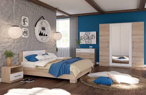 Аврора Сонома/Белый